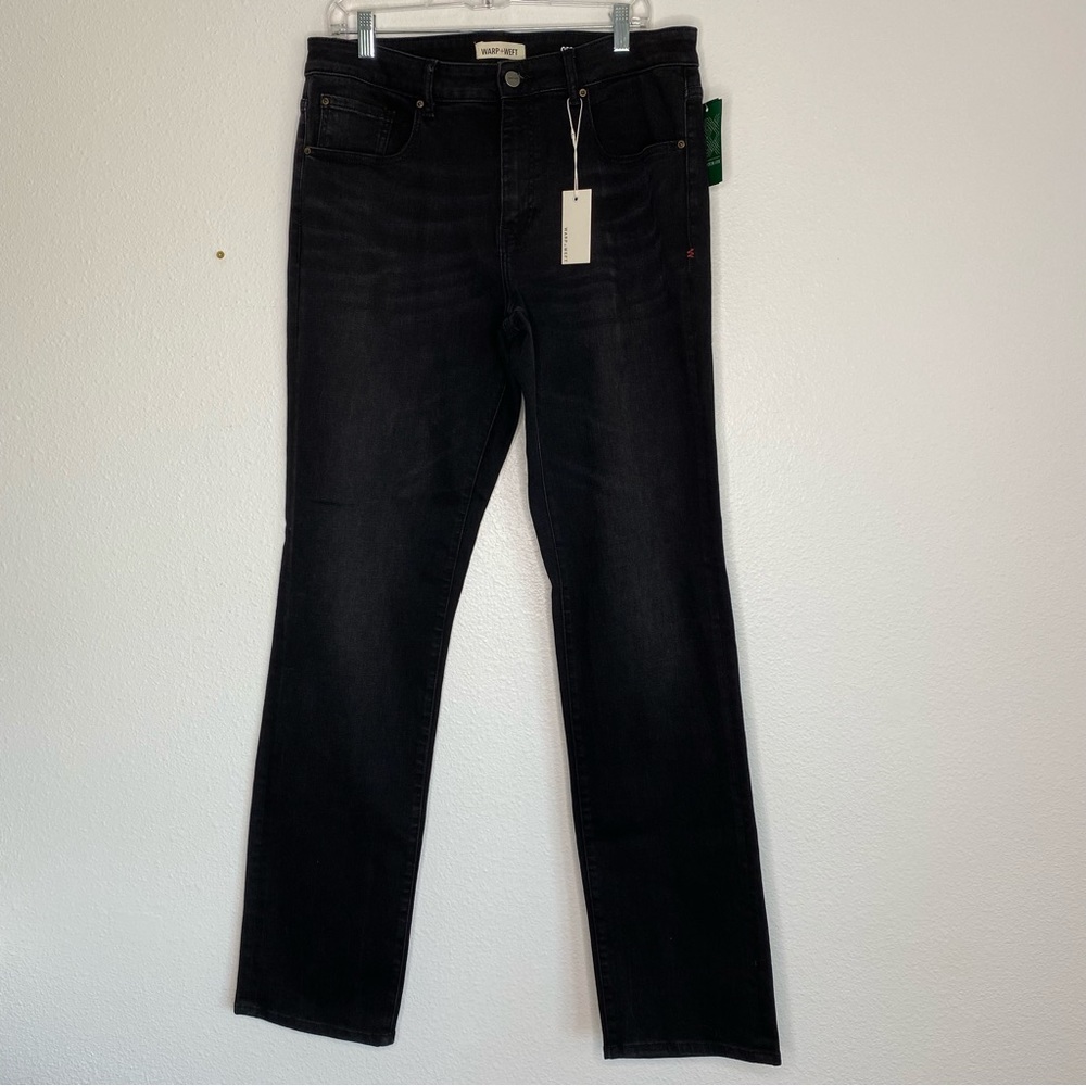 Warp + Weft Men's ORD Chicago Straight Fit Jeans Gray Wash Size 35 x 36 NEW